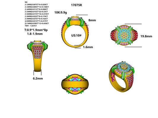 17075R Ring With Diamond