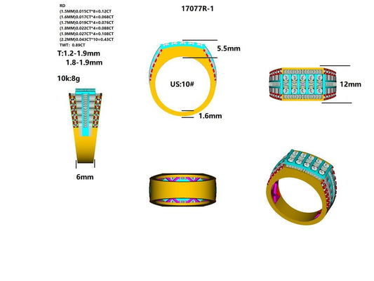 17077R Ring With Diamond