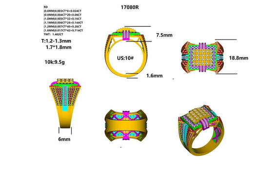 17080R Ring With Diamond