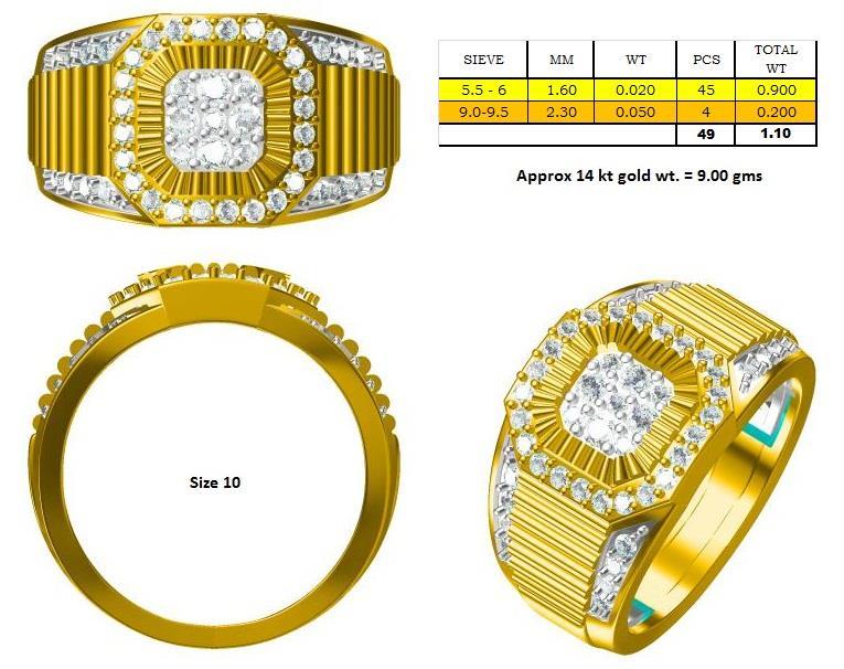 17107R Ring With Diamond