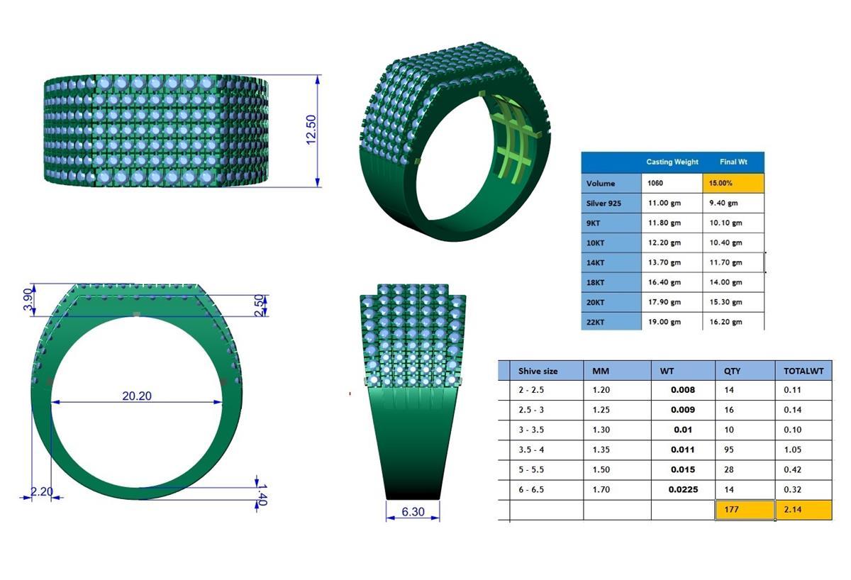 17110R Ring With Diamond