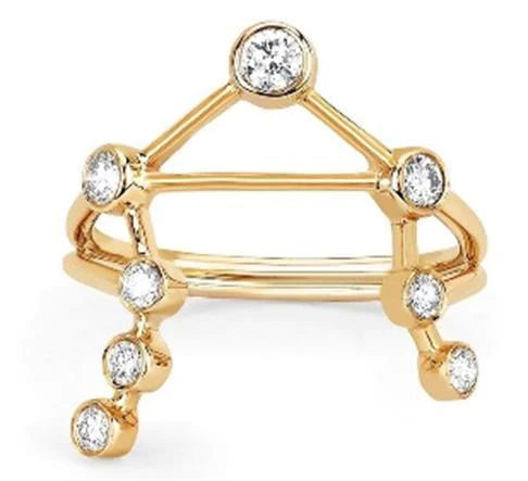 17129R Ring With Diamond – Sara Fine Jewels Ltd.