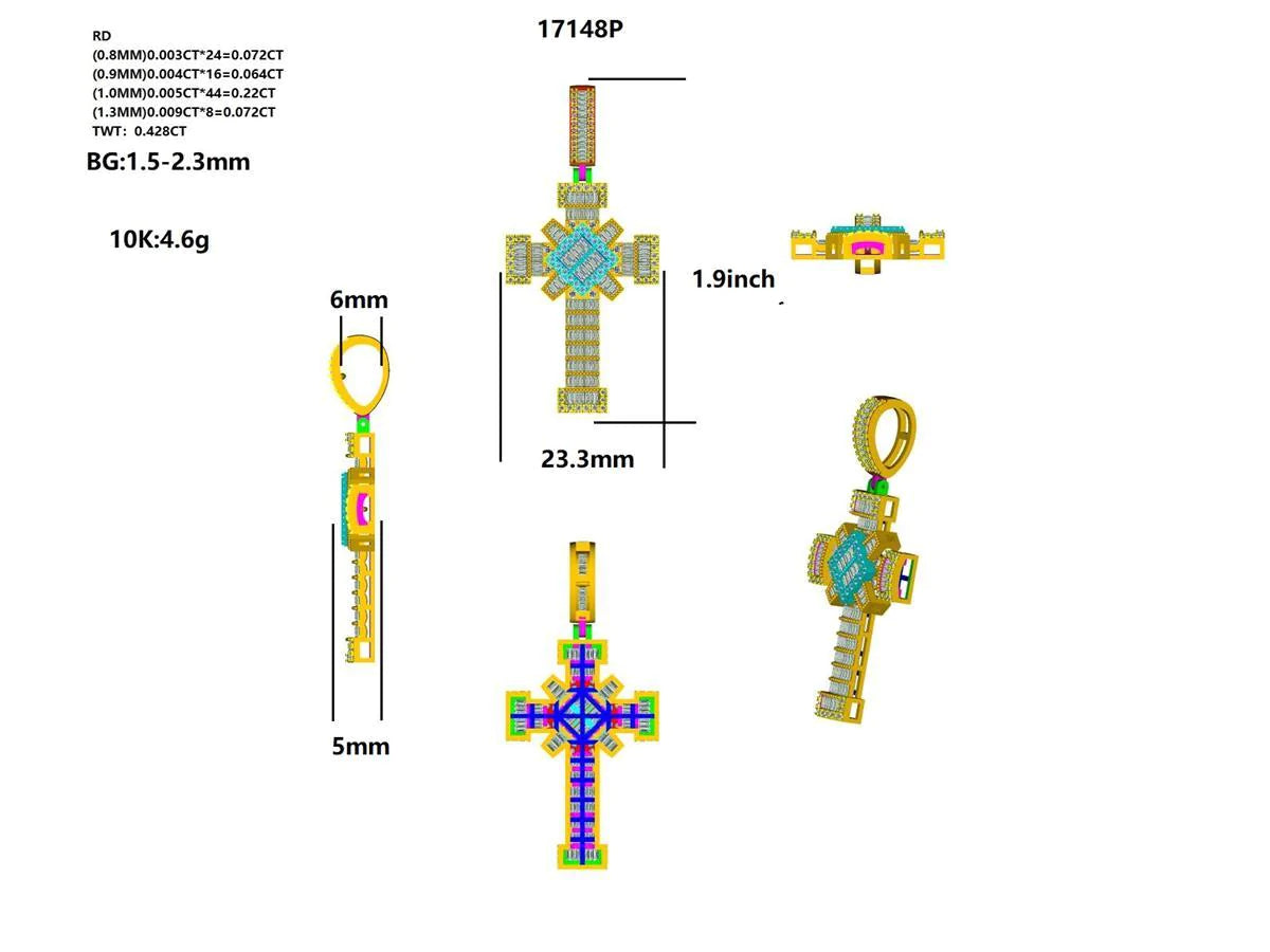 17148P Pendant With Diamond