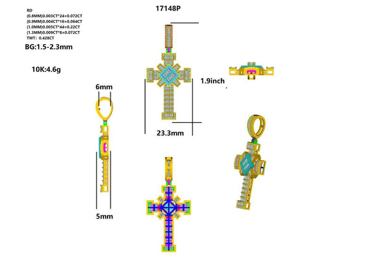 17148P Pendant With Diamond
