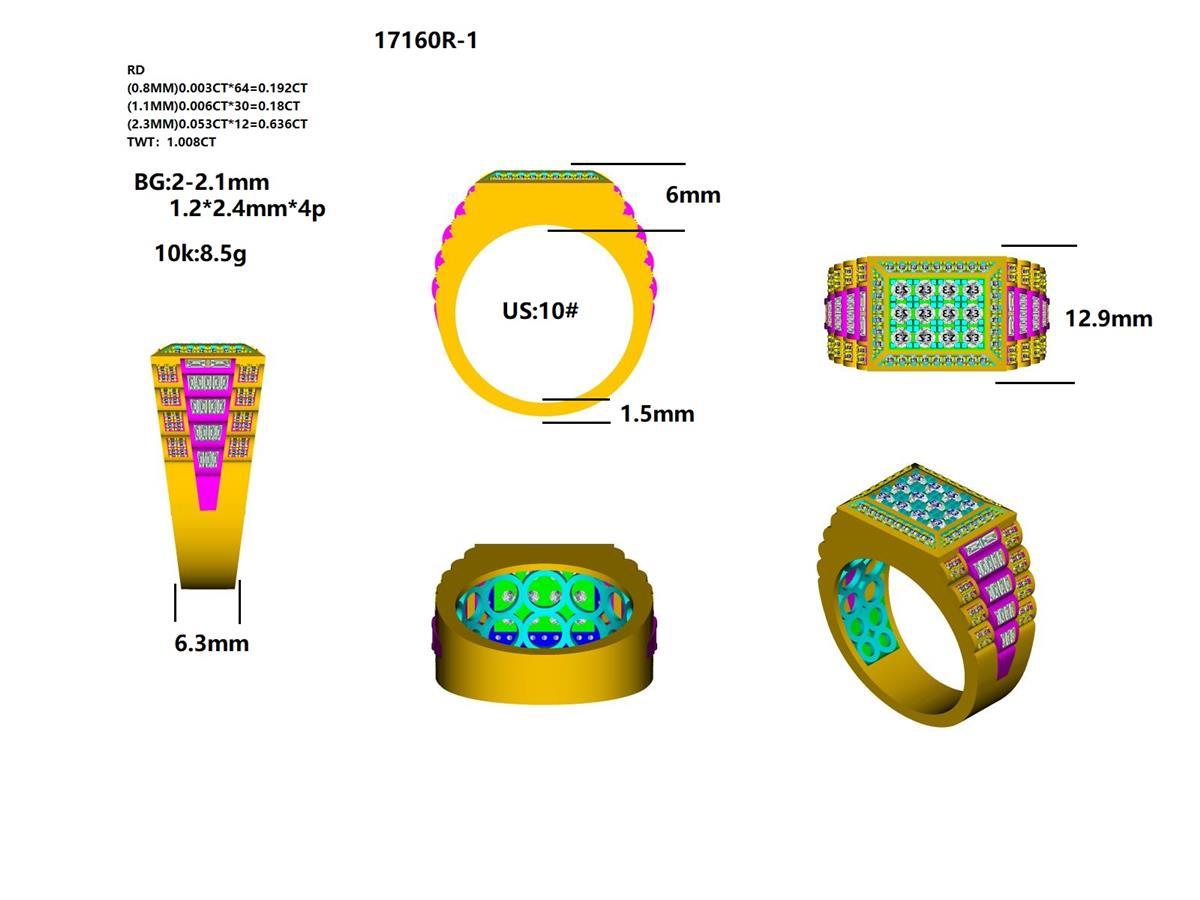 17160R Ring With Diamond