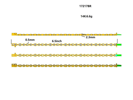 17217BR Bracelet With Diamond