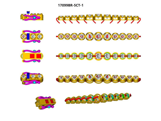 17219BR-5.0 Bracelet With Diamond