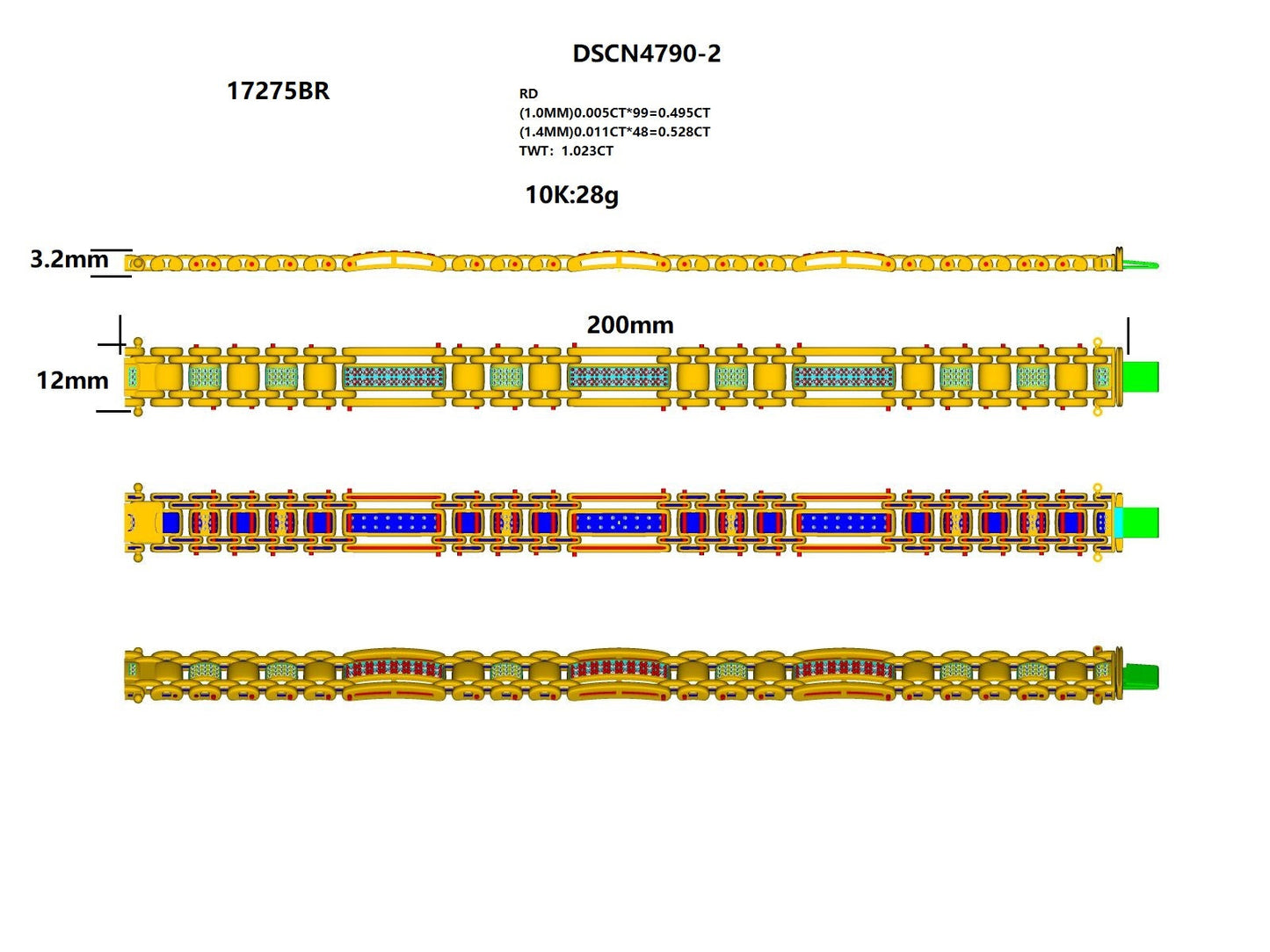 17275BR bracelet-with-diamond