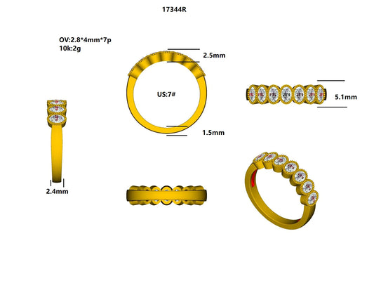 17344R Ring With Diamond