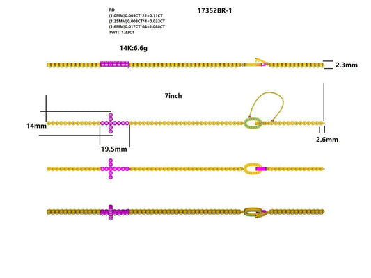 17352BR bracelet-with-diamond