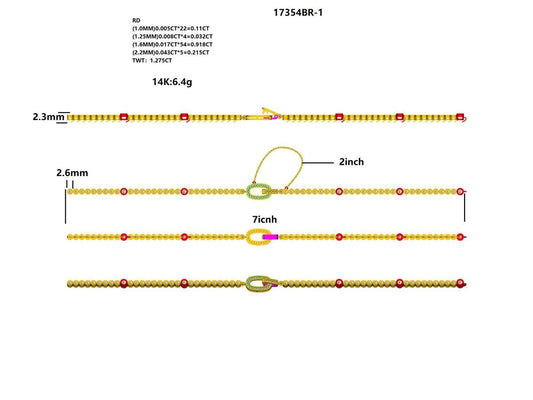 17354BR bracelet-with-diamond