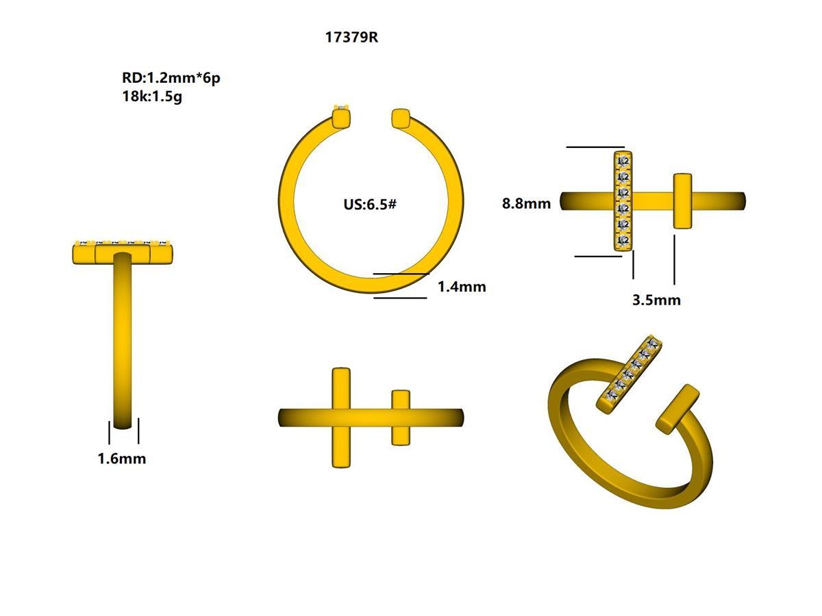 17379R Ring With Diamond