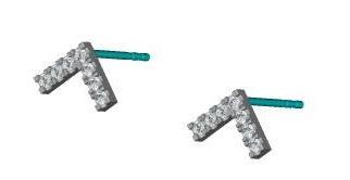 17385E Earrings With Diamond