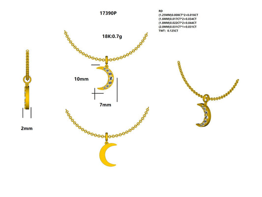 17390P Pendant With Diamond