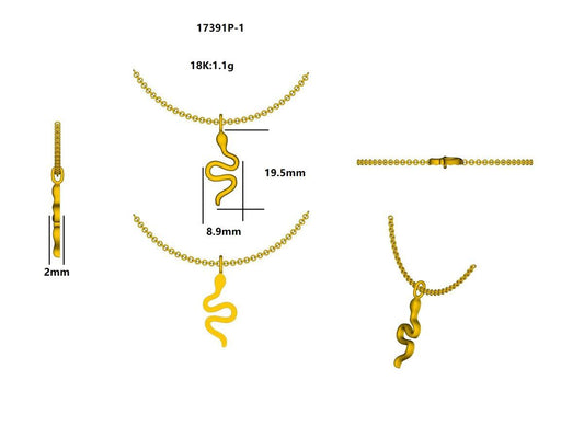 17423P Pendant With Diamond