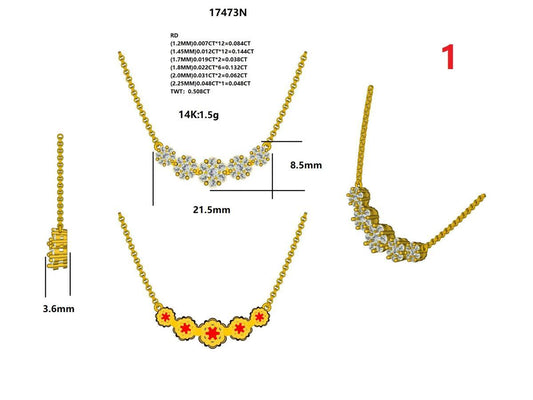 17473N Necklace With Diamond