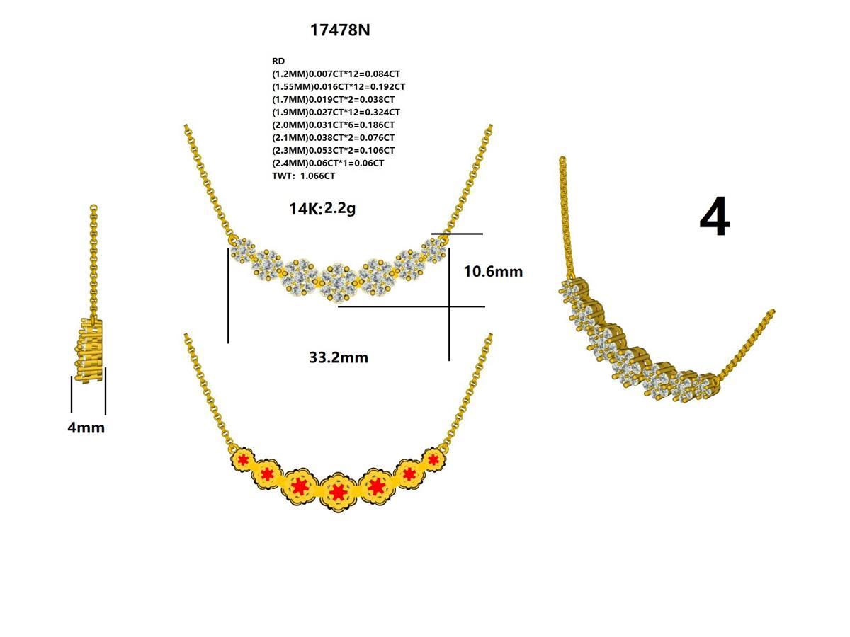17478N Necklaces With Diamond