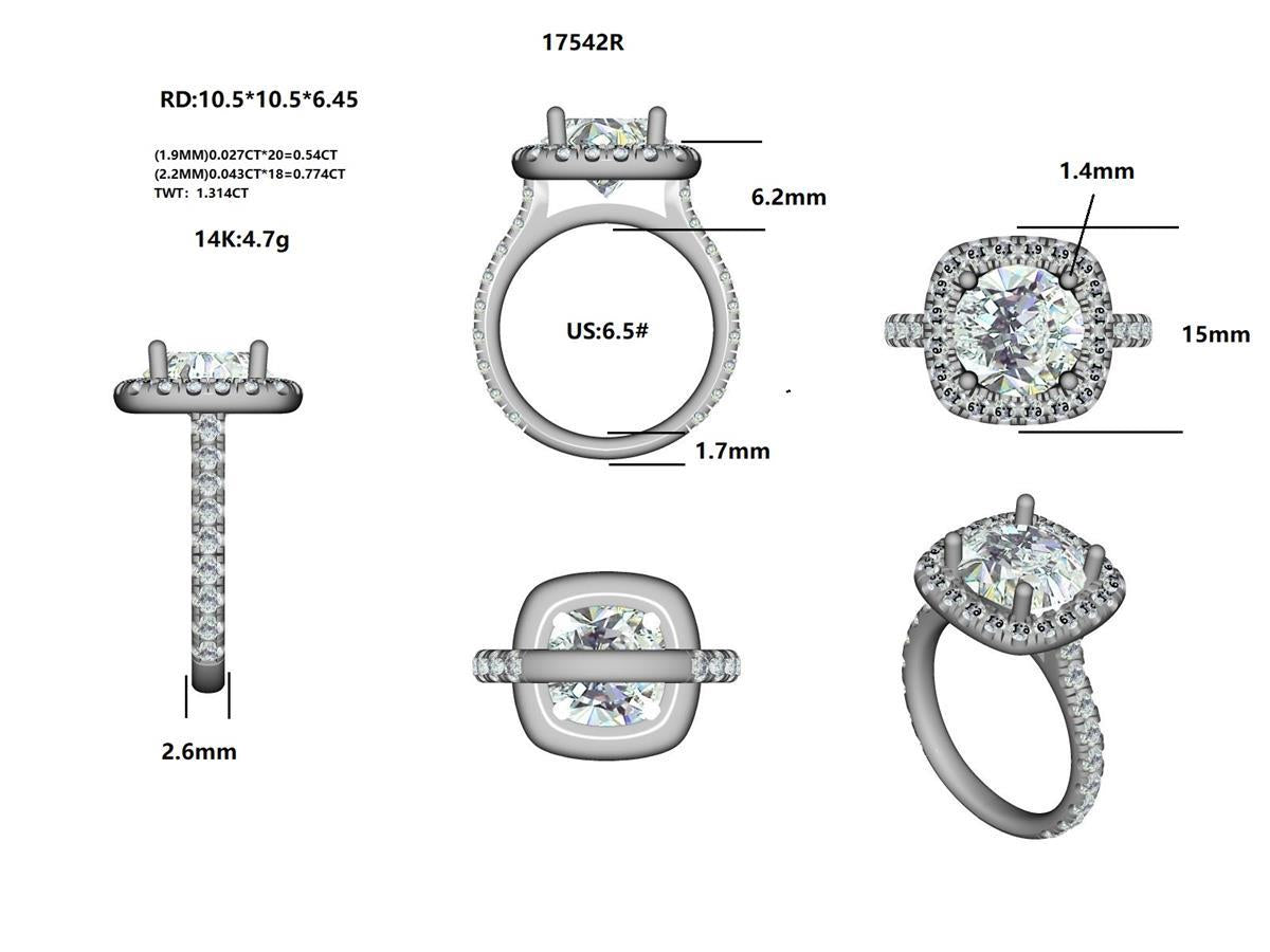 17542R Ring With Diamond