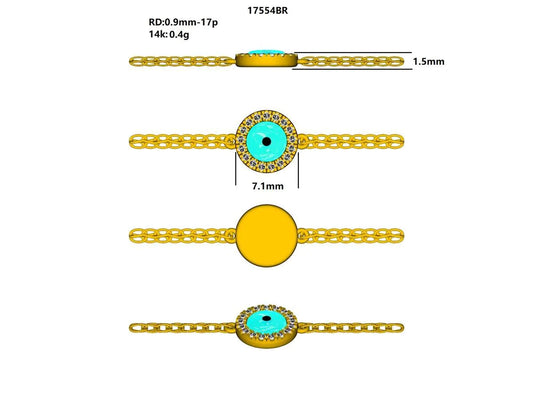17554BR Bracelet With Diamond