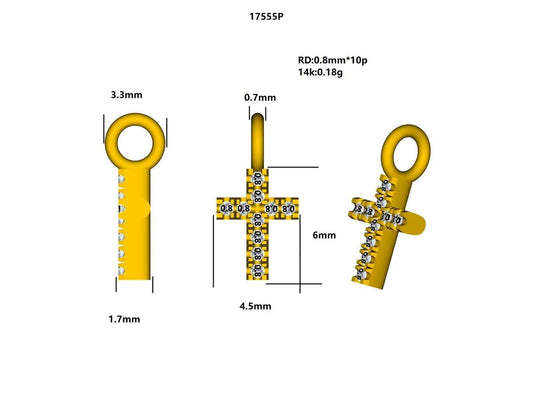 17555P Pendant with diamond