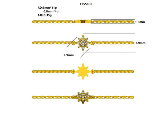 17556BR Bracelet With Diamond