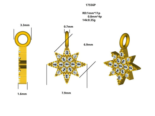 17556P Pendant With Diamond