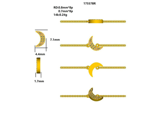 17557BR Bracelet With Diamond