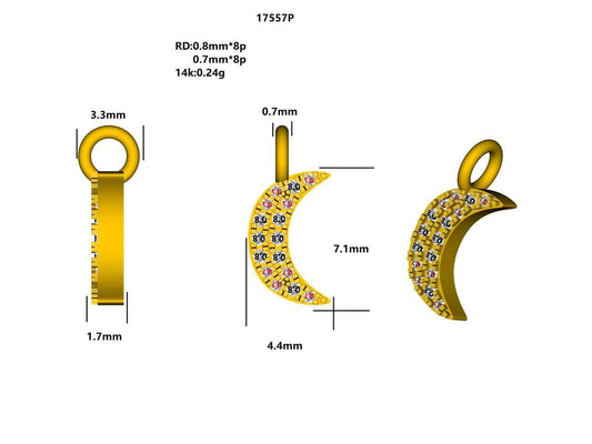 17557P Pendant with diamond