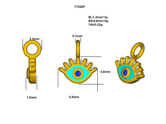 17562P Pendant With Diamond