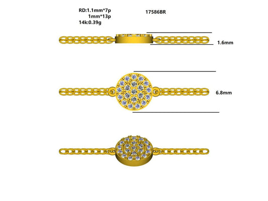 17586BR Bracelet With Diamond