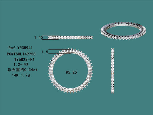 17587R Ring With Diamond