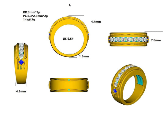 17643R Ring With Diamond