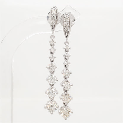 17650E-1.0CT Earring With Diamond