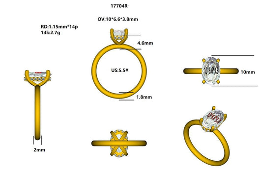 17704R Ring With Diamond