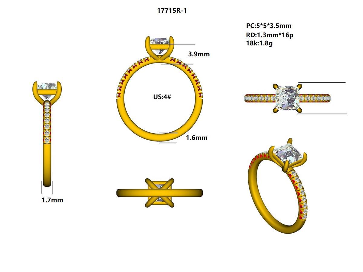 17715R Ring With Diamond