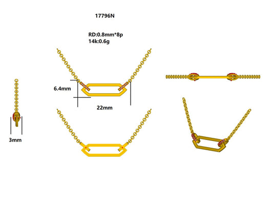 17796N Necklace With Diamond