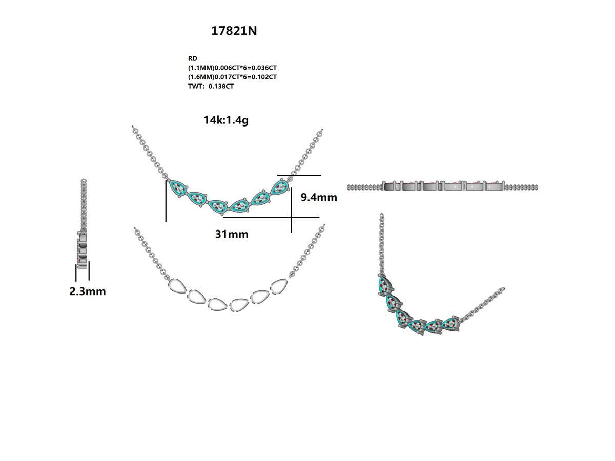 17821N Necklace With Diamond
