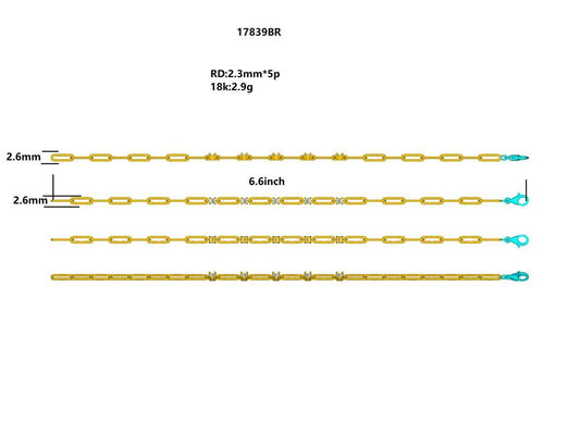 17839BR Bracelet With Diamond