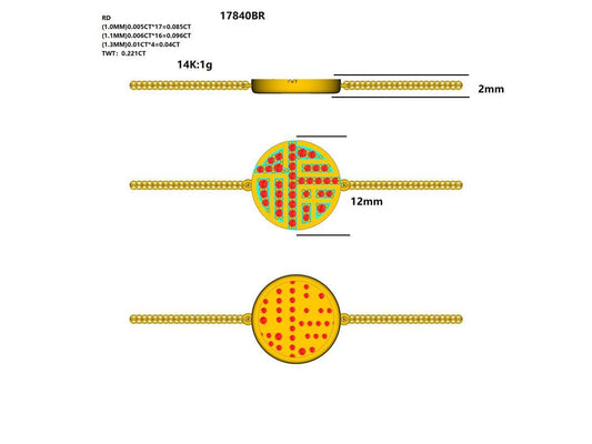 17840BR Bracelet With Gemstone