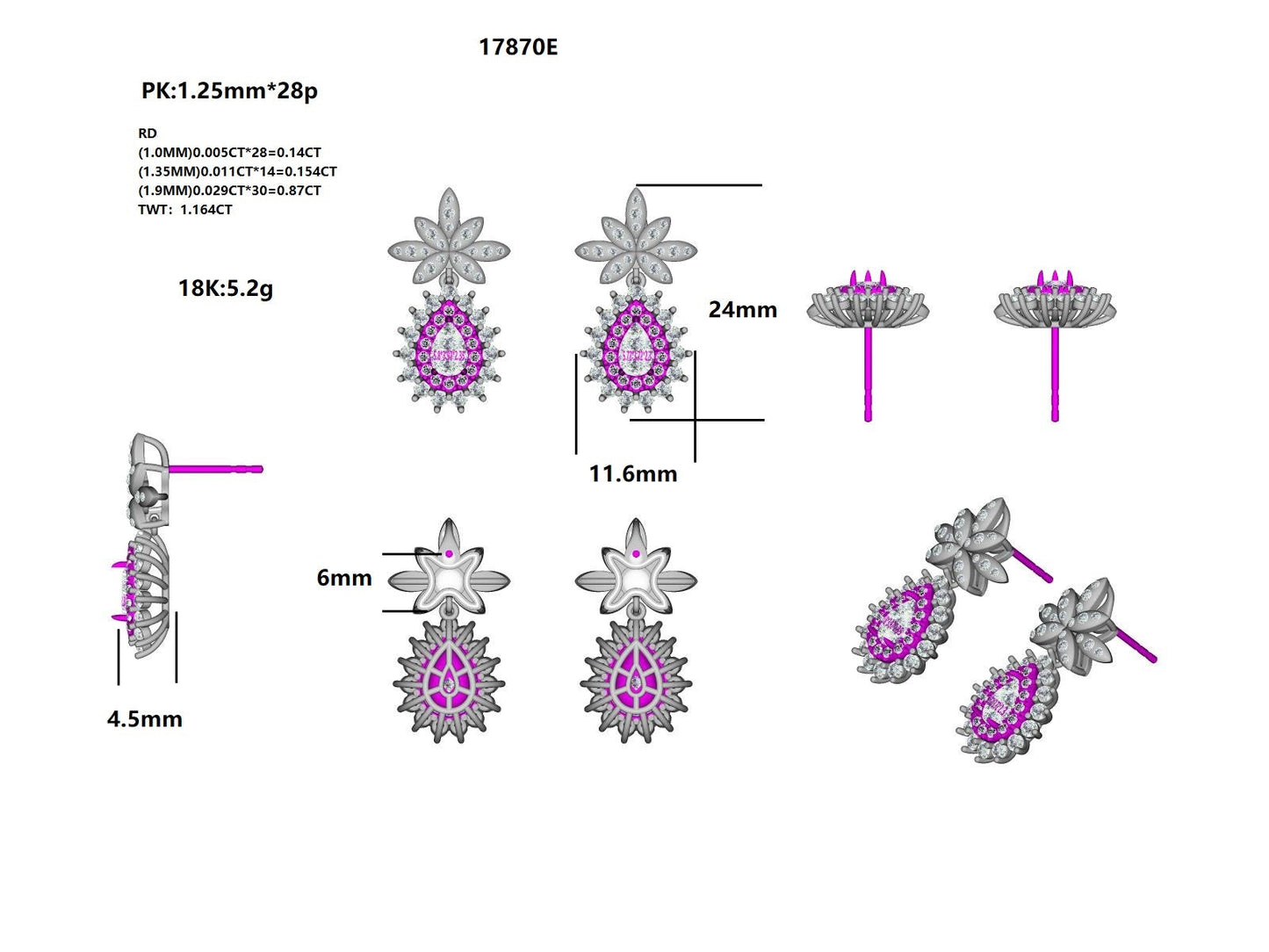 17870E earring-with-diamond