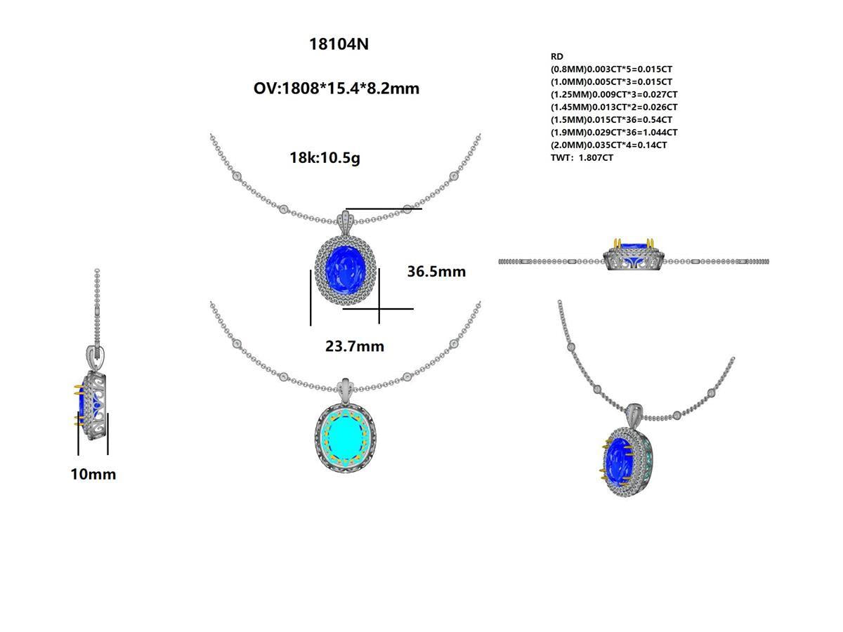 18104N Necklace With Diamond