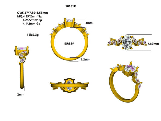 18131R Ring With Diamond