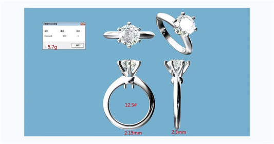 18147R Ring With Diamond