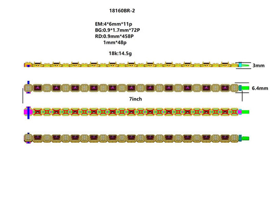 18160BR Bracelet With Diamonds