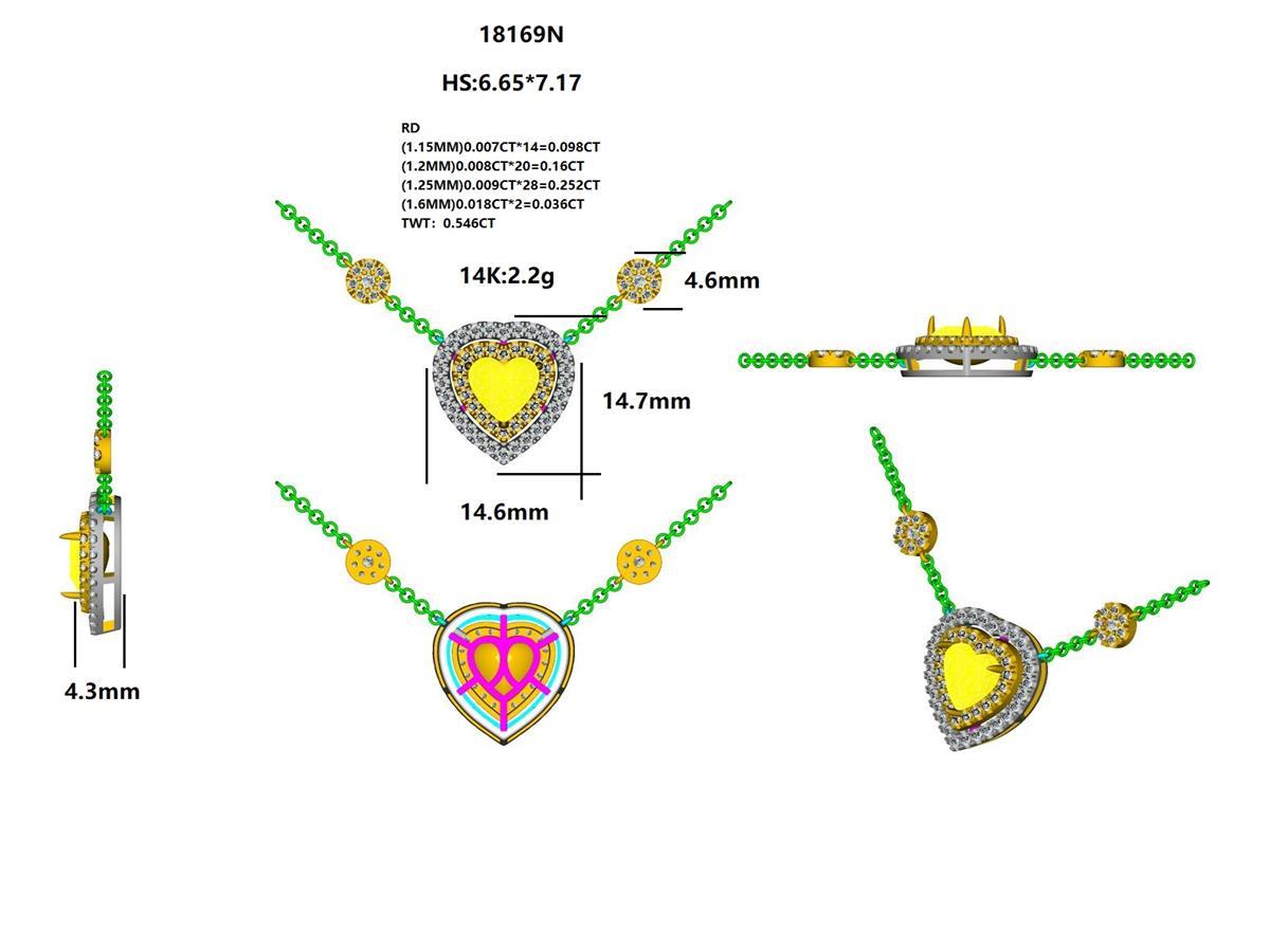 18169N Necklace With Diamond