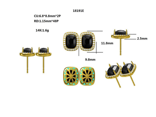 18191E Earring With Diamond