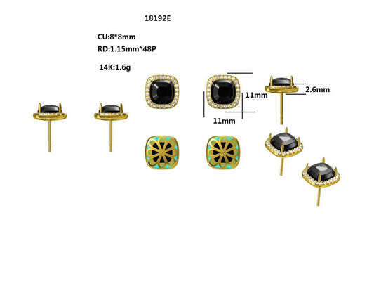 18192E Earring With Diamond