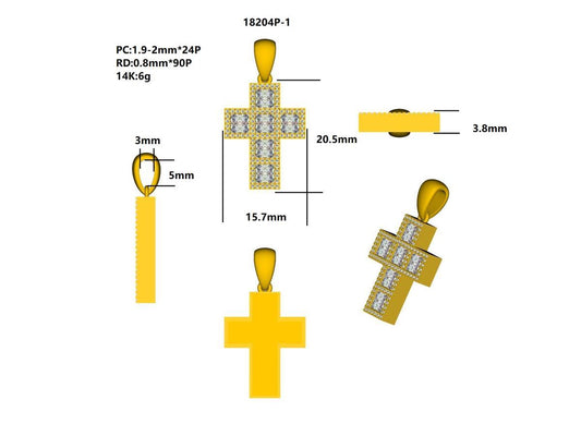 18204P Pendant With Diamond