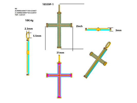 18559P Pendant With Diamond