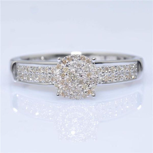 9845ER Ring With Diamonds
